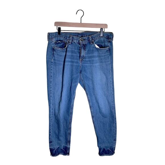 RAG & BONE high rise relaxed distressed boyfriend jeans 30 - Picture 1 of 5